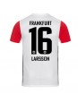 Eintracht Frankfurt Hugo Larsson #16 Domaci Dres 2024-25 Kratak Rukavima